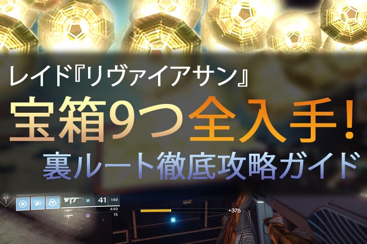 レイド リヴァイアサン 9つの宝箱を全入手 攻略ガイド Destiny デスティニー 攻略情報 Iverzus